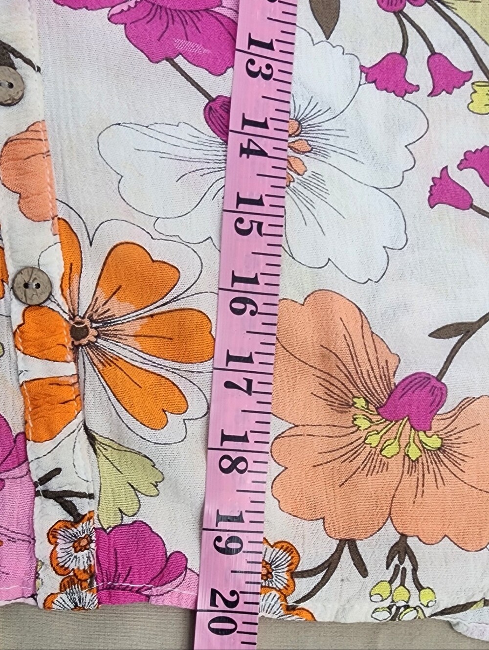 Women’s XL Boho Floral Off Shoulder Blouse Whimsical Coquette Puff Sleeve Top - Picture 8 of 9